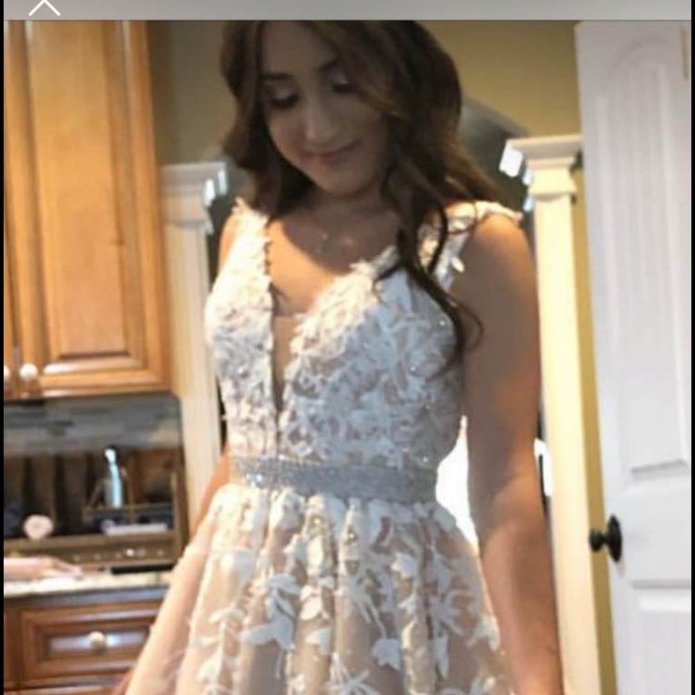 Designer dress worn once jovani